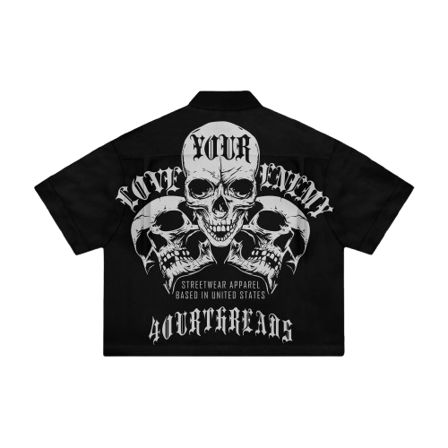 4OURTHREADS "LOVE YOUR ENEMY" WORK SHIRT