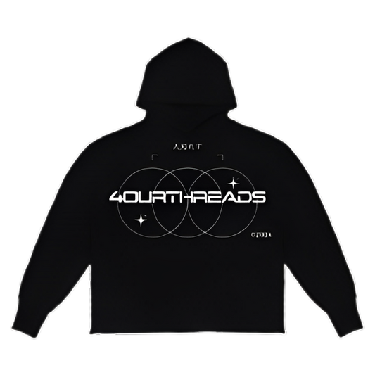 4OURTHREADS "UNSEEN" CROPPED HOODIE